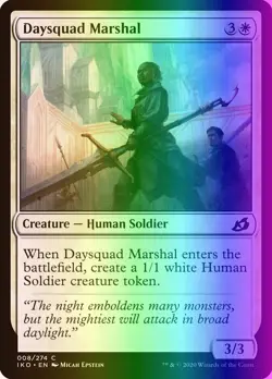 MTG Daysquad Marshal (8/434) Ikoria Lair of Behemoths NM FOIL - Image 1