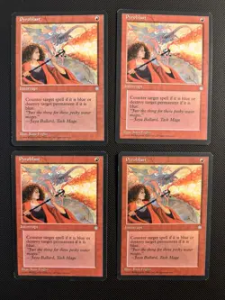 Pyroblast Ice Age Regular LP Lightly Played MTG x4 - Image 1