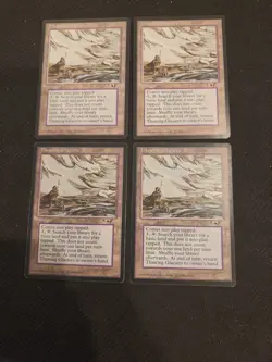 MAGIC THE GATHERING Lot of Four (4) THAWING GLACIERS ALLIANCES MP - Image 1