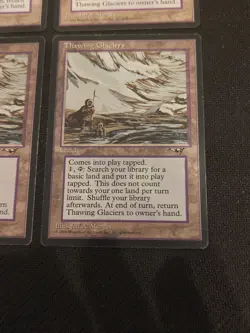 MAGIC THE GATHERING Lot of Four (4) THAWING GLACIERS ALLIANCES MP - Image 2