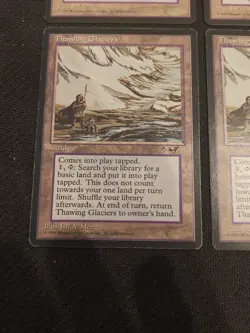 MAGIC THE GATHERING Lot of Four (4) THAWING GLACIERS ALLIANCES MP - Image 3