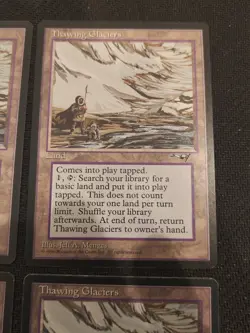 MAGIC THE GATHERING Lot of Four (4) THAWING GLACIERS ALLIANCES MP - Image 5