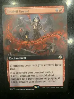 Uncivil Unrest (MOC#122) Extended NM - MtG Magic the Gathering - Image 1