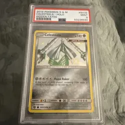 2019 Pokemon S & M Hidden Fates #SV32 Celesteela - Holo PSA 9 MINT - Image 1