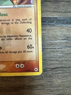 Pokemon TCG Machamp Reverse Holo Rare Card 9/101 Hidden Legends- Corner Damage - Image 3