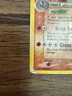 Pokemon TCG Machamp Reverse Holo Rare Card 9/101 Hidden Legends- Corner Damage - Image 4