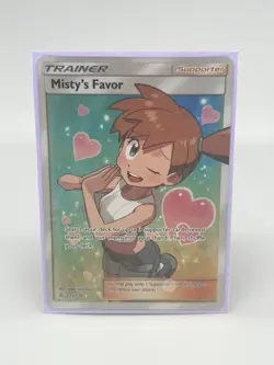Pokemon TCG Misty's Favor Holo Full Art Ultra Rare Card 235/236 Unified Minds - Image 1