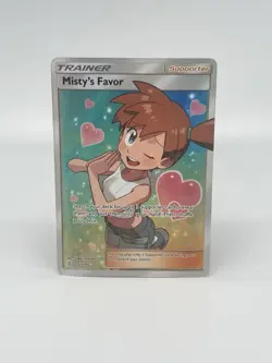 Pokemon TCG Misty's Favor Holo Full Art Ultra Rare Card 235/236 Unified Minds - Image 2