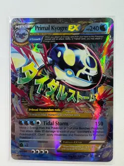 Primal Kyogre Ex Primal Clash 55/160 Pokemon Englisch Lightly Played - Image 2