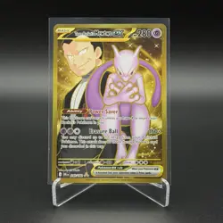 Pokemon TCG Team Rocket’s Mewtwo ex 240/182 Hyper Rare - Image 1
