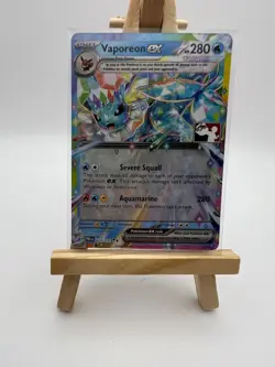 Play! Pokemon Prize Pack Series 7 Prismatic Evolutions 023/131 Vaporeon ex - Image 1