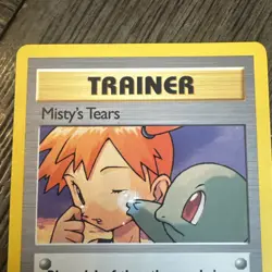 Misty's Tears Uncommon Unlimited Gym Challenge 118/132 HP Pokemon TCG - Image 3