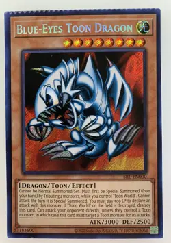 Misprint Blue-Eyes Toon Dragon 25th Anniversary (CRIMPED!) SRL-EN000 - YuGiOh - Image 1