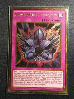 Yu-Gi-Oh! The Phantom Knights of Dark Gauntlets PGL3-EN016 1st Gold Rare NM - Image 1