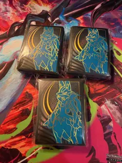 Mega Evolutions Lucario ETB card sleeves - 3 / 65-count - Image 1