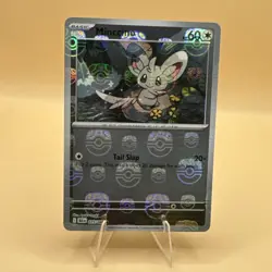 Pokemon TCG Black Bolt Minccino Master Ball Holo Card 075/086 (English) NM - Image 1