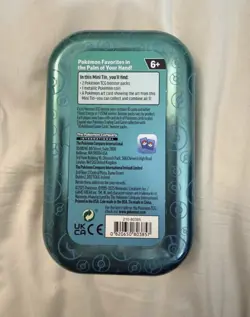 Pokemon Tcg Mini Tin Eevee & Chansey Collectible Art Card & Coin Kanto Friends - Image 2