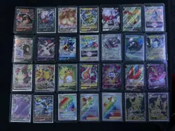 Pokemon Card Lot 100 OFFICIAL TCG Cards Ultra Rare Included EX GX V MEGA+ HOLOS - Image 1