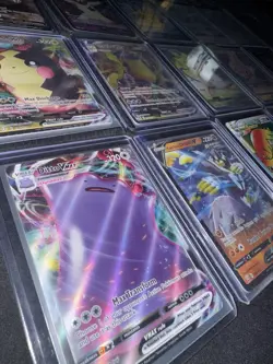 Pokemon Card Lot 100 OFFICIAL TCG Cards Ultra Rare Included EX GX V MEGA+ HOLOS - Image 5