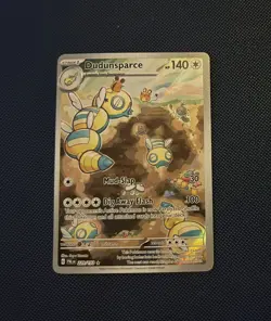 Pokemon TCG English Card Paldea Evolved Dudunsparce Full Art 229/193 Holo IR - Image 1