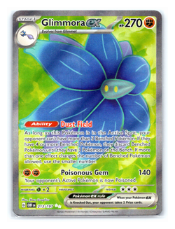 Glimmora ex - 213/197 - Ultra Rare - Full Art Obsidian Flames Pokemon Card - Image 1