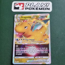 Pokemon TCG Dragonite VSTAR 050/078 Pokemon GO Holo Card Near Mint - Image 1