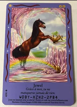 Bella Sara Jewel 56/86 Card- RARE - Magical Friends- MINT CONDITION - Image 1