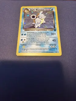 Dark Blastoise 3/82 Holographic Pokemon Card Team Rocket - Image 2