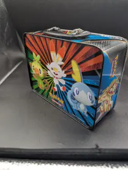 Pokemon Trading Card Game Storage Box filled w/ pokemon stationery and stickers! - Image 2