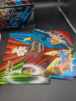 Pokemon Trading Card Game Storage Box filled w/ pokemon stationery and stickers! - Image 5