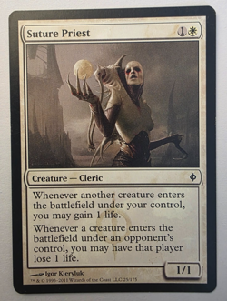 MTG Suture Priest 25/175 New Phyrexia (4 available) - Image 2
