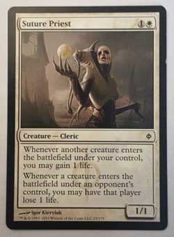 MTG Suture Priest 25/175 New Phyrexia (4 available) - Image 4