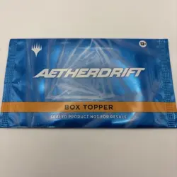 MTG - Magic The Gathering - Aetherdrift - Box Topper - Image 1