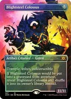 Blightsteel Colossus *Japanese Foil Alternate Frame* 2XM Magic The Gathering MTG - Image 1