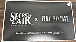MTG Secret Lair FOIL EDITION Final Fantasy Weapons Sealed Pack - Image 1