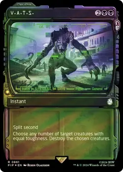 V.A.T.S. Showcase Surge Foil PIP #861 MTG Fallout Universes Beyond - Image 1