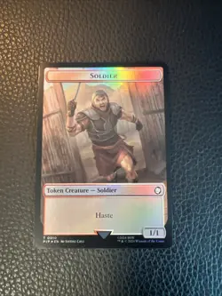 Soldier (010) / Food (014) Double-Sided Token Fallout Tokens G1 Magic MTG NM - Image 1