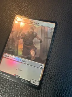 Soldier (010) / Food (014) Double-Sided Token Fallout Tokens G1 Magic MTG NM - Image 2