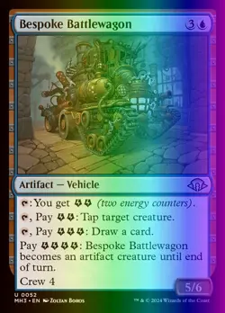 MTG Magic the Gathering Bespoke Battlewagon (52/703) Modern Horizons 3 NM FOIL - Image 1