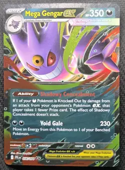 Mega Gengar EX 056/094 Phantasmal Flames Pokemon Near Mint Pack Fresh! - Image 1