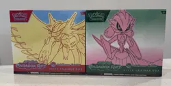Pokemon Paradox Rift Elite Trainer Box Pokemon Center Exclusive Set of 2 + Mat - Image 2