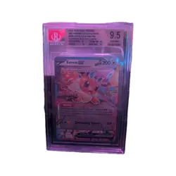 Pokemon Eevee EX SV: Prismatic Evolutions Promo Beckett 9.5 Surprise Box - Image 1