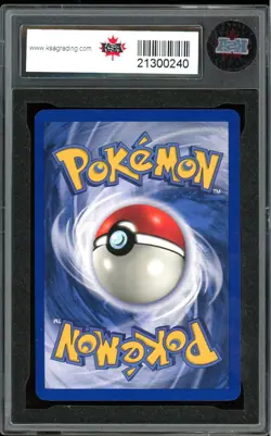 1999 Pokemon Base Set unlimited #1 Alakazam Holo KSA 9.5 NGM - Image 2
