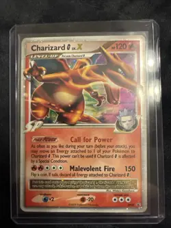 Pokemon TCG Charizard Ultra Rare G LV.X DP45 Diamond & Pearl Black Star Promo. - Image 2