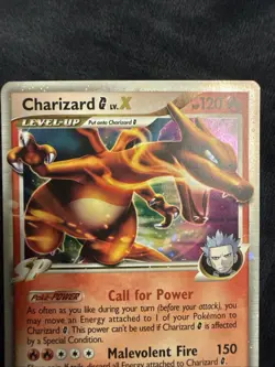 Pokemon TCG Charizard Ultra Rare G LV.X DP45 Diamond & Pearl Black Star Promo. - Image 5