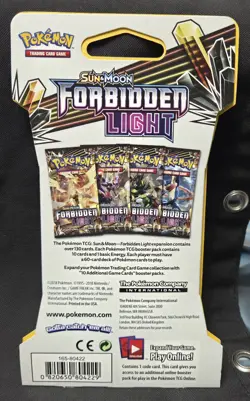 Art Set - Pokemon - Sun & Moon - Forbidden Light Sleeved Booster Packs - Image 3