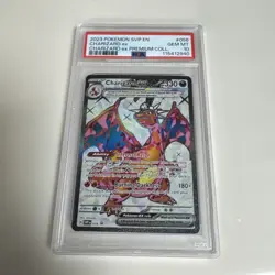 2023 POKEMON SVP EN-SV BLACK STAR PROMO #056 CHARIZARD EX PSA 10 - Image 1