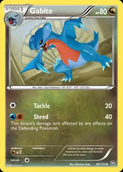 Pokemon Gabite (88/134) Dragons Exalted LP - Image 1