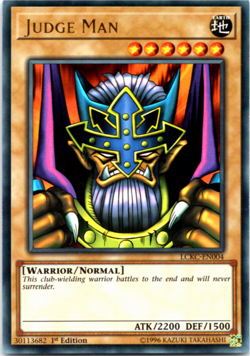 Judge Man - LCKC-EN004 - Ultra Rare - 1st Edition - Yugioh - Image 1