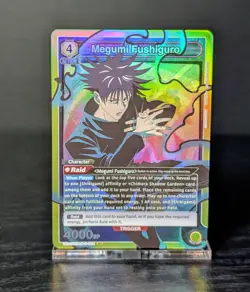 Union Arena Jujutsu Kaisen Megumi Fushiguro UE03BT/JJK-1-022 SR Near Mint - Image 1